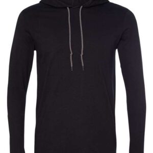 Unisex Softstyle® Lightweight Hooded Long Sleeve T-Shirt
