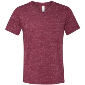 Unisex Textured Jersey V-Neck Tee