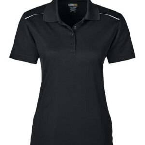 Women's Radiant Performance Piqué Polo with Reflective Piping