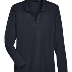 Women's CrownLux Performance® Plaited Long Sleeve Polo