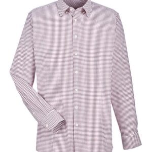 Men's CrownLux Performance® Micro Windowpane Woven Dress Shirt