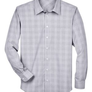 Men's Crown Collection® Glen Plaid Woven Dress Shirt