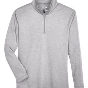 Youth Zone Sonic Heather Performance Quarter-Zip Pullolver