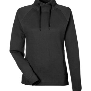 Women's Rhythm Waffle Cross-Neck Pullover