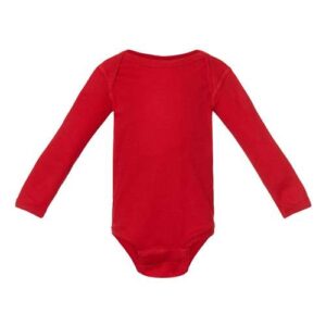 Infant Long Sleeve Baby Rib Bodysuit