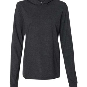 Unisex Jersey Hooded Long Sleeve Tee