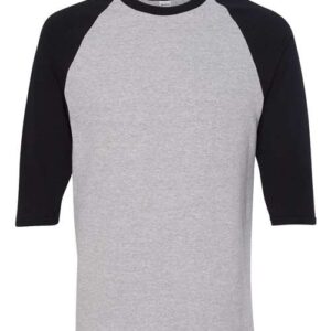 Unisex Heavy Cotton™ Raglan Three-Quarter Sleeve T-Shirt