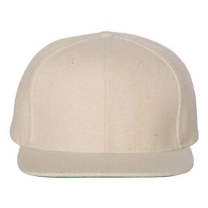 Melton Wool Blend Snapback Cap