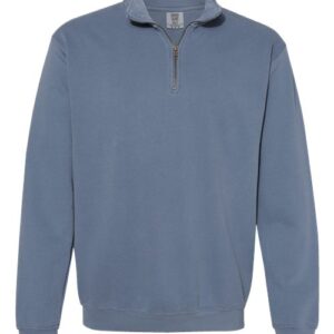 Unisex Garment-Dyed Quarter-Zip Sweatshirt