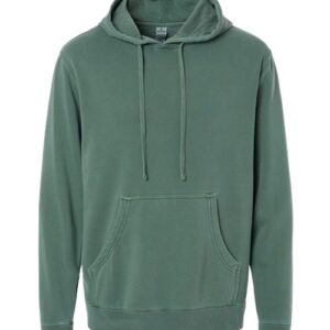 Unisex Midweight Pigment-Dyed Hooded Sweatshirt