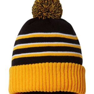 Pom Cuffed Beanie