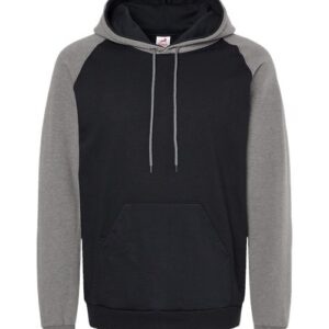 Fleece Raglan Hooded Sweatshirt