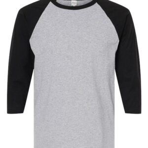 Raglan Three-Quarter Sleeve Baseball T-Shirt