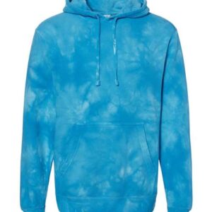 Unisex Midweight Tie-Dyed Hooded Sweatshirt