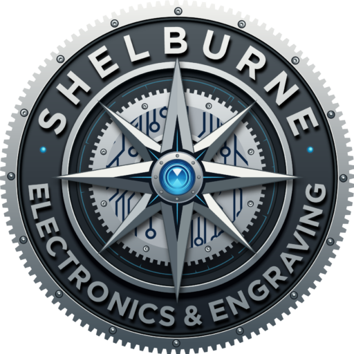 Shelburne Trophy, Engraving, and Electronics